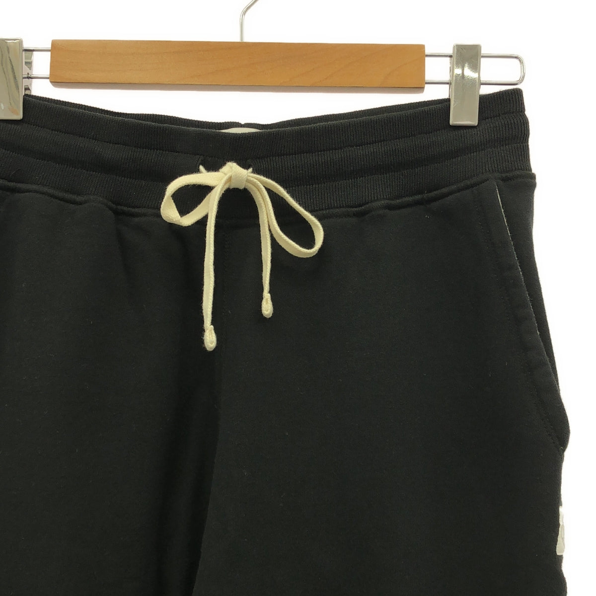 eye JUNYA WATANABE COMME des GARCONS MAN / アイジュンヤワタナベ マン | 2023SS | Reigning Champ スウェット パンツ カスタマイズ × 綿ナイロンリッププリント | S | ブラック | メンズ