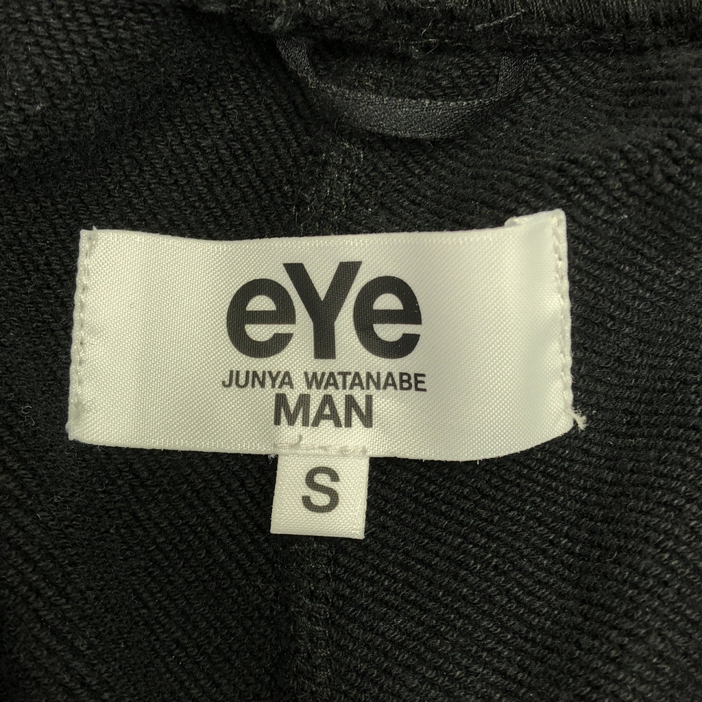 eye JUNYA WATANABE COMME des GARCONS MAN / アイジュンヤワタナベ マン | 2023SS | Reigning Champ スウェット パンツ カスタマイズ × 綿ナイロンリッププリント | S | ブラック | メンズ