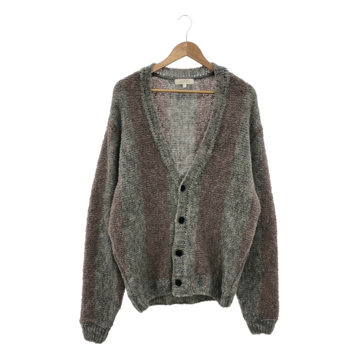 mfpen / mfpen | 2022AW | sports cardigan biscuit stripe / organic wool knit sports cardigan | M | men's