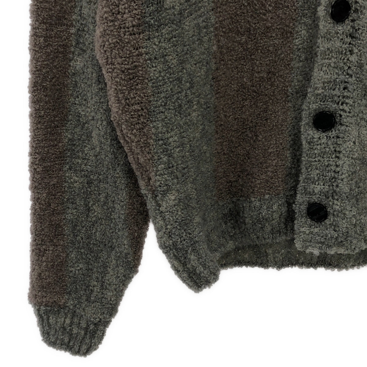 mfpen / mfpen | 2022AW | sports cardigan biscuit stripe / organic wool knit sports cardigan | M | men's