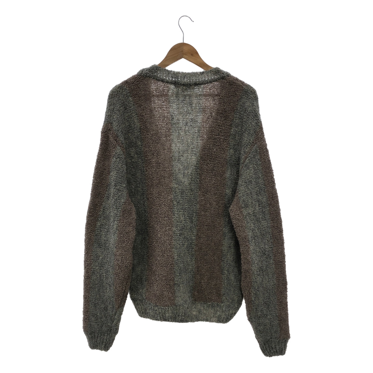 mfpen / mfpen | 2022AW | sports cardigan biscuit stripe / organic wool knit sports cardigan | M | men's