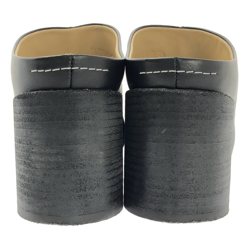 MM6 Maison Margiela / エムエムシックスメゾンマルジェラ | 2025SS | ANATOMIC レザー アナトミック スリッパ サンダル | 39 | レディース