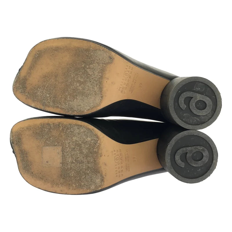 MM6 Maison Margiela / エムエムシックスメゾンマルジェラ | 2025SS | ANATOMIC レザー アナトミック スリッパ サンダル | 39 | レディース