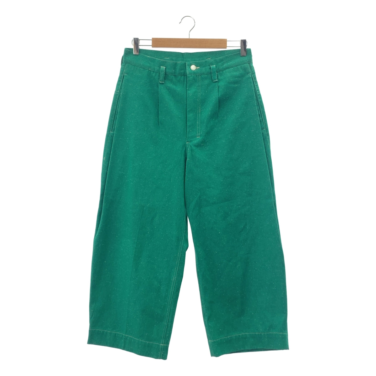 SHINYA KOZUKA | 2023SS | Nep 寬版錐形褲 | M | 綠色 | 男款