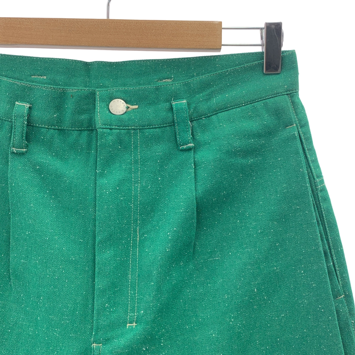 SHINYA KOZUKA | 2023SS | Nep 寬版錐形褲 | M | 綠色 | 男款