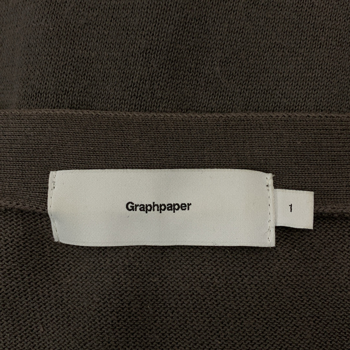 Graphpaper / グラフペーパー | Suvin Cardigan コットン Vネック カーディガン | 1 | グレー | メンズ