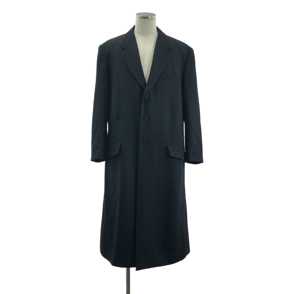【美品】  YOHJI YAMAMOTO POUR HOMME / ヨウジヤマモトプールオム | 2023AW | K-5ポケットロングJKT コート / 総裏地 | 1 | ブラック | メンズ