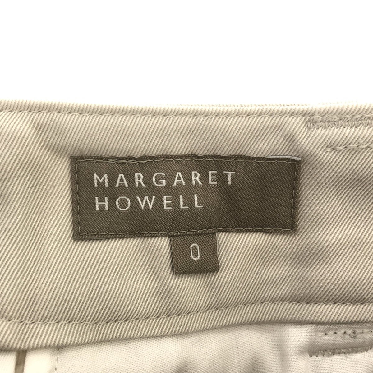 MARGARET HOWELL / 마가렛 하웰 | ORGANIC COTTON TWILL 워크 팬츠 | 0 | 여성