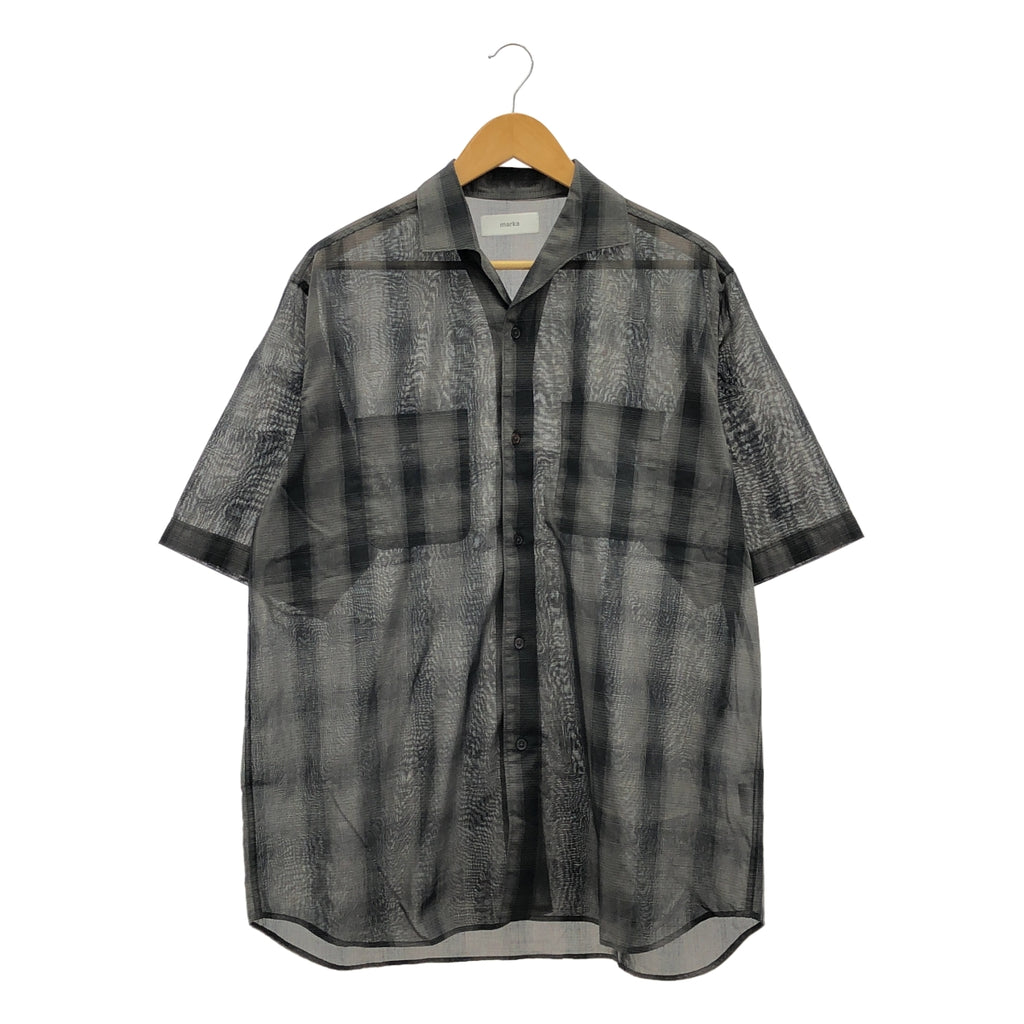 marka | 2025SS | 格紋春夏襯衫 / 開領襯衫 | 尺寸 2 | 男款