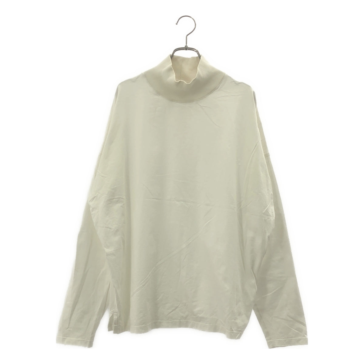 CABaN / 캐빈 | 코튼 모의 목 롱 슬리브 풀오버 | F | 남성