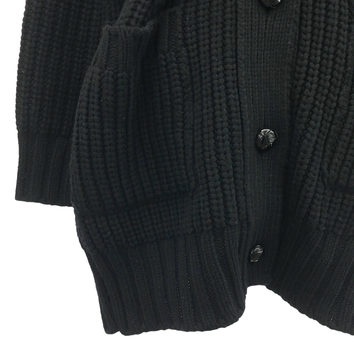 sacai / サカイ | エルボーパッチ ロングカーディガン | 1 | レディース