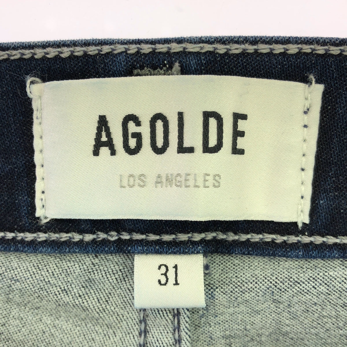 AGOLDE / エーゴールドイー | テーパード カットオフ デニムパンツ | 31 | インディゴ | メンズ