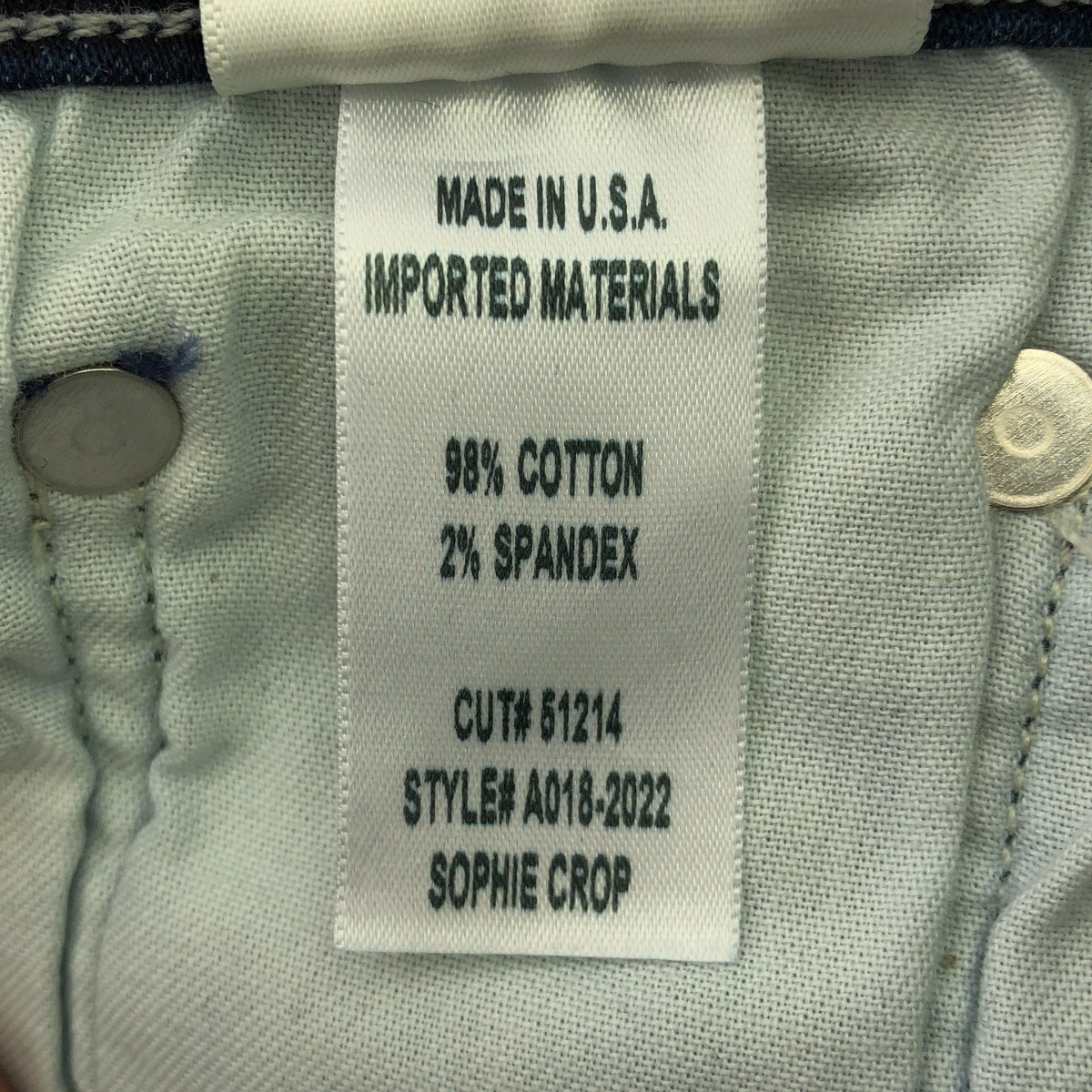 AGOLDE / エーゴールドイー | テーパード カットオフ デニムパンツ | 31 | インディゴ | メンズ