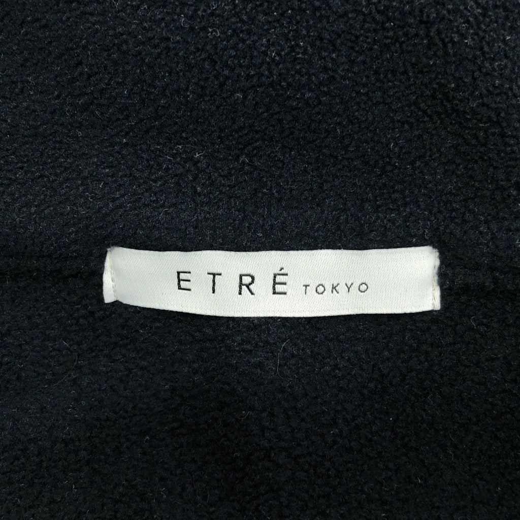 ETRE TOKYO / エトレトウキョウ | ドロスト ヘム エコフリース ハーフジップ プルオーバー | F |