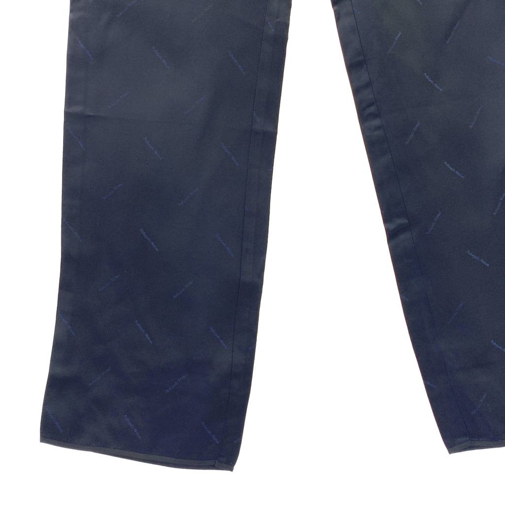 【美品】  Nobuyuki Matsui / ノブユキマツイ | レーヨン ライニング イージーパンツ | 3 | ネイビー | メンズ