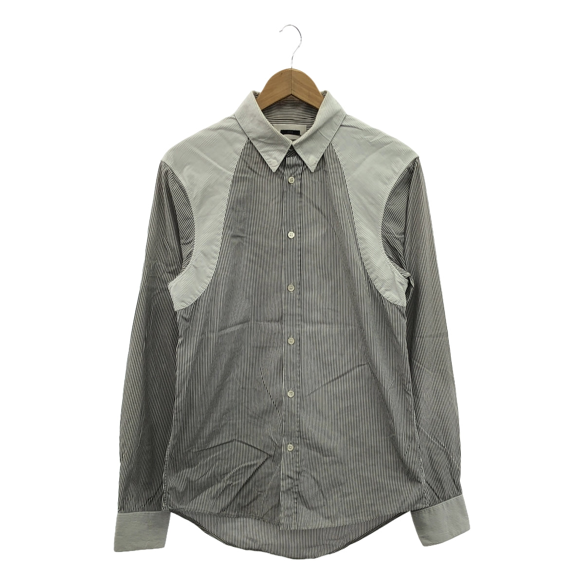 ALEXANDER MCQUEEN | Cotton striped button-down shirt | Size 48 | Men's