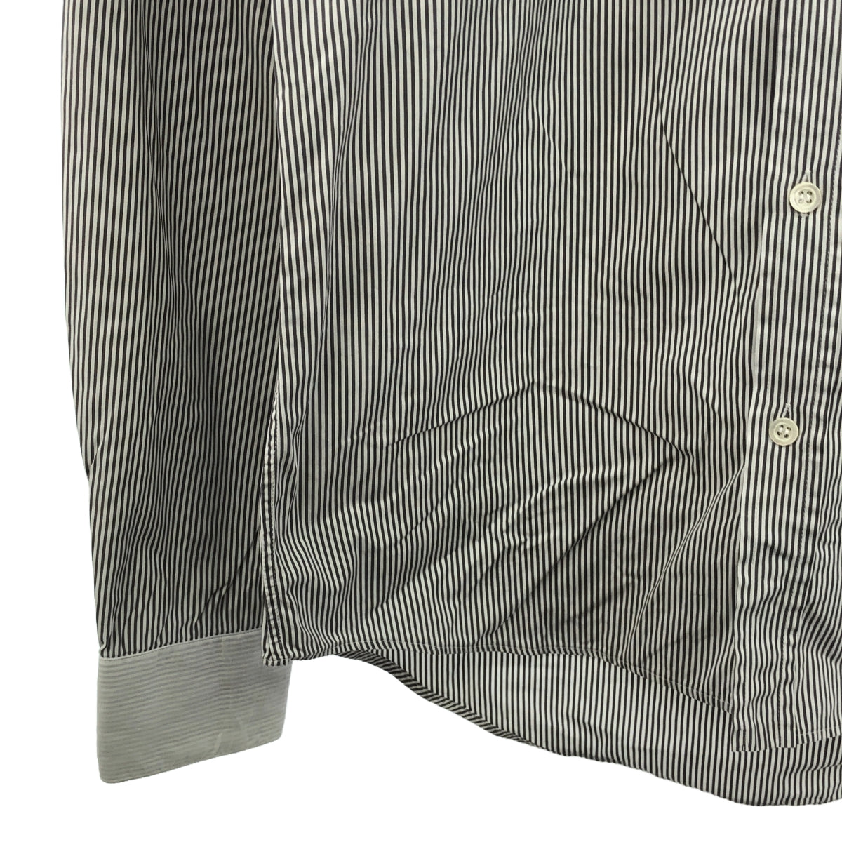 ALEXANDER MCQUEEN | Cotton striped button-down shirt | Size 48 | Men's