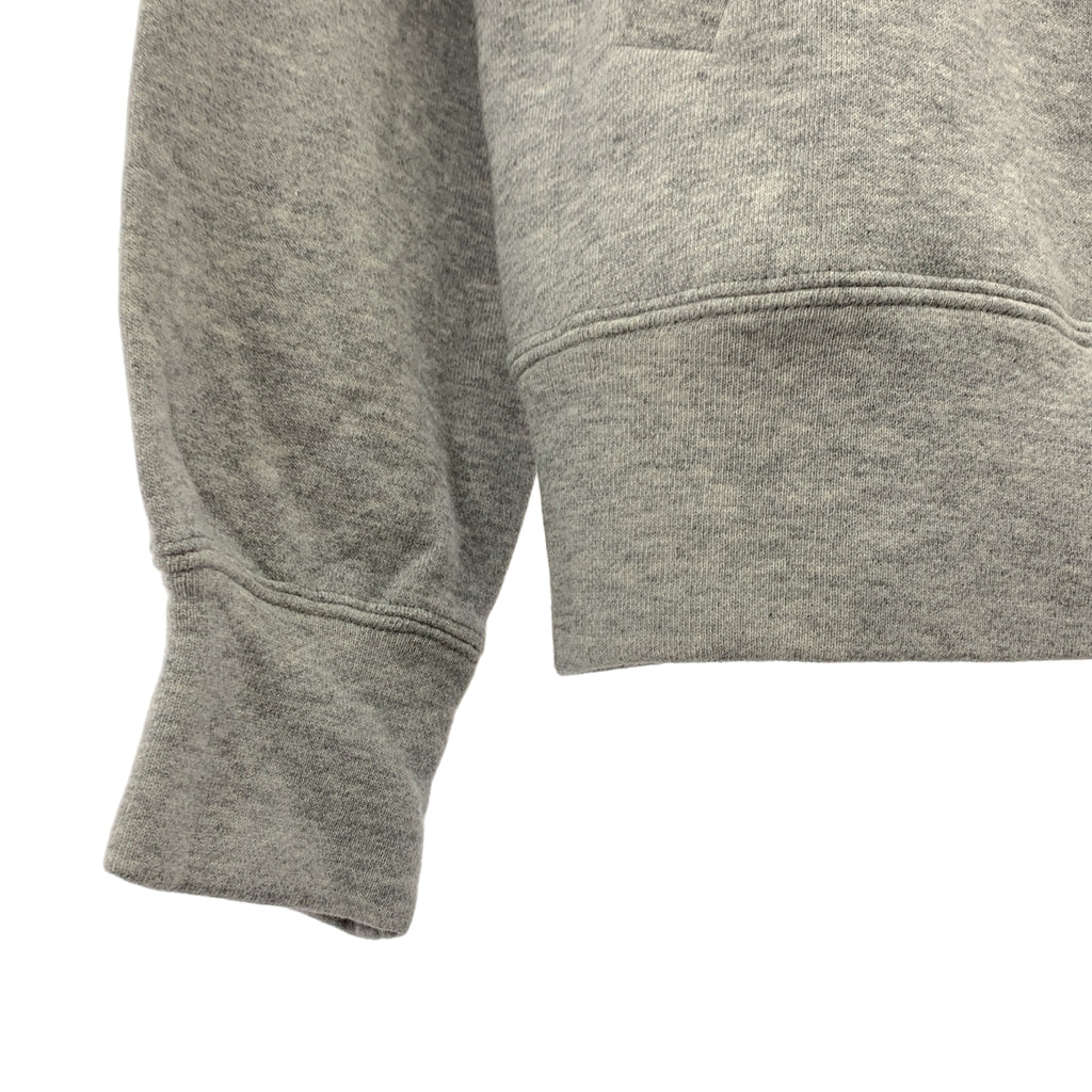 【成色極佳】PLAY COMME des GARÇONS | AD2023/9 | 心型Logo貼片連帽衫 | 小號 | 灰色 | 女款