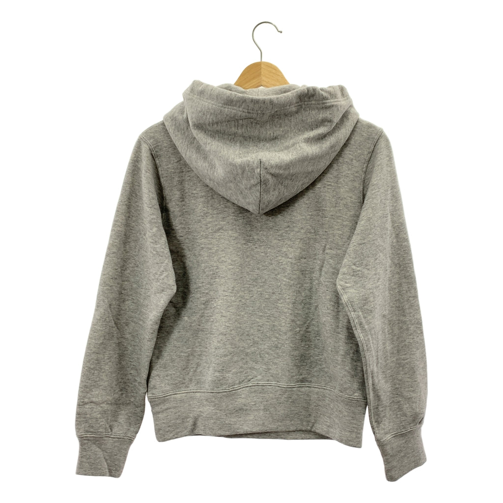 【成色極佳】PLAY COMME des GARÇONS | AD2023/9 | 心型Logo貼片連帽衫 | 小號 | 灰色 | 女款