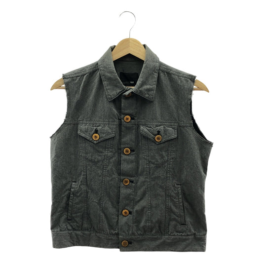 robe de chambre COMME des GARCONS / ローブドシャンブルコムデギャルソン | 2003SS | 製品染め 裁断 コットン混 ベスト | M | レディース
