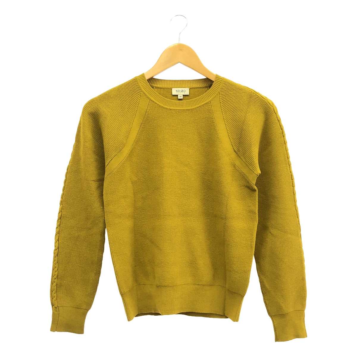 KENZO | Raglan Rayon Knit | M | Mustard | Women's