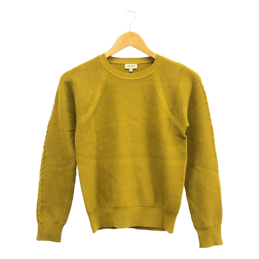 KENZO | Raglan Rayon Knit | M | Mustard | Women's