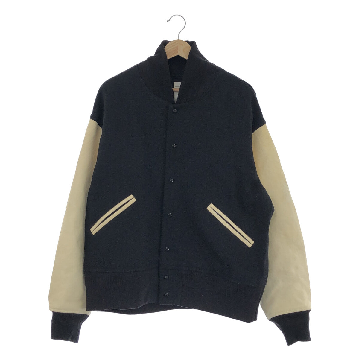 【美品】  visvim / ビズビム | 2022AW | VARSITY JKT ジャケット | 4 | BLACK | メンズ