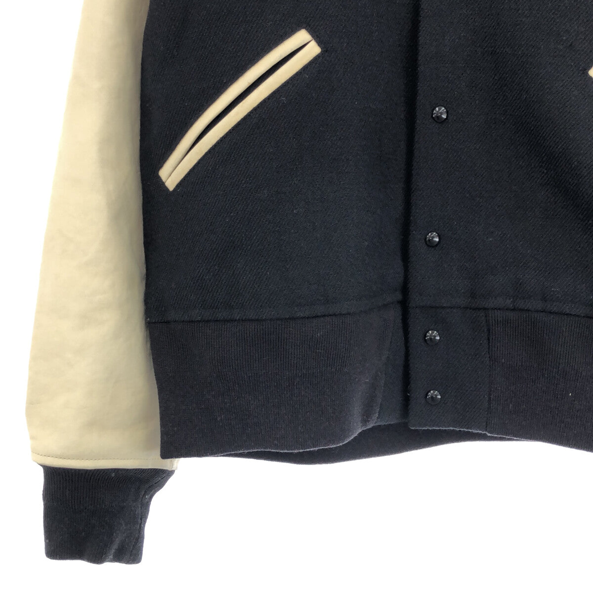 【美品】  visvim / ビズビム | 2022AW | VARSITY JKT ジャケット | 4 | BLACK | メンズ