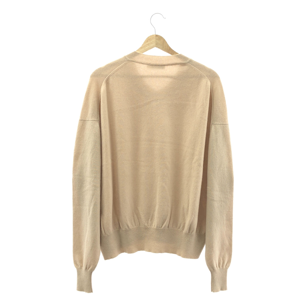 JIL SANDER / ジルサンダー | Vネック カシミヤ ニット | S | レディース