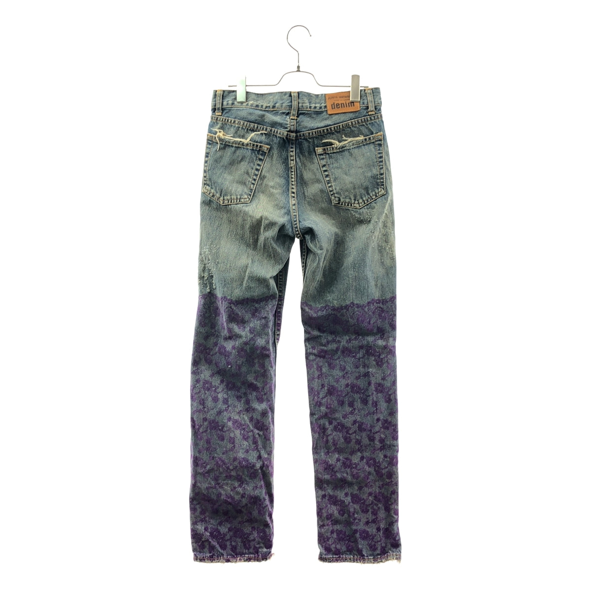 JUNYA WATANABE COMME des GARCONS / 준야와타나베 | 2005AW | denim / 프록키 가공 데미지 데님 팬츠 | L |