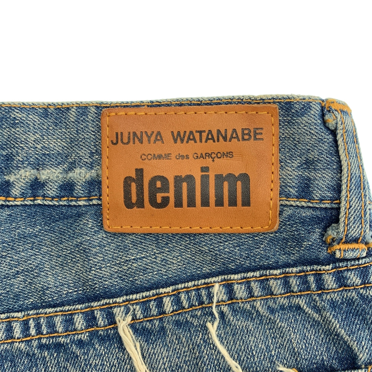 JUNYA WATANABE COMME des GARÇONS / 渡邊淳也 | 2005 秋冬 |牛仔/植絨仿舊牛仔長褲 | L 號 |女性的