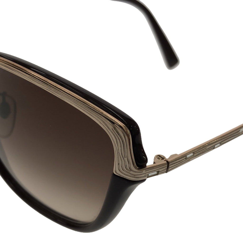 FENDI / フェンディ | FS5300R メタル コンビネーション サングラス | 59□14-604 | ブラウン | レディース