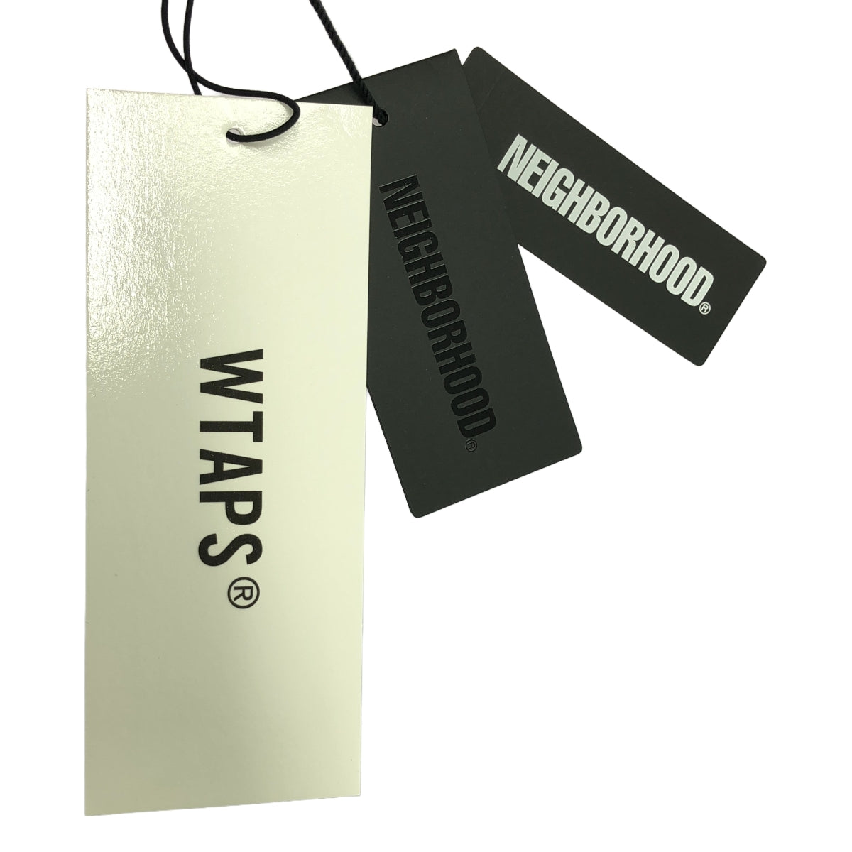 【美品】  WTAPS / ダブルタップス | × NEIGHBORHOOD / ネイバーフッド RIPPER SS TEE / ボーン リッパー Tシャツ カットソー | 02 | black | メンズ