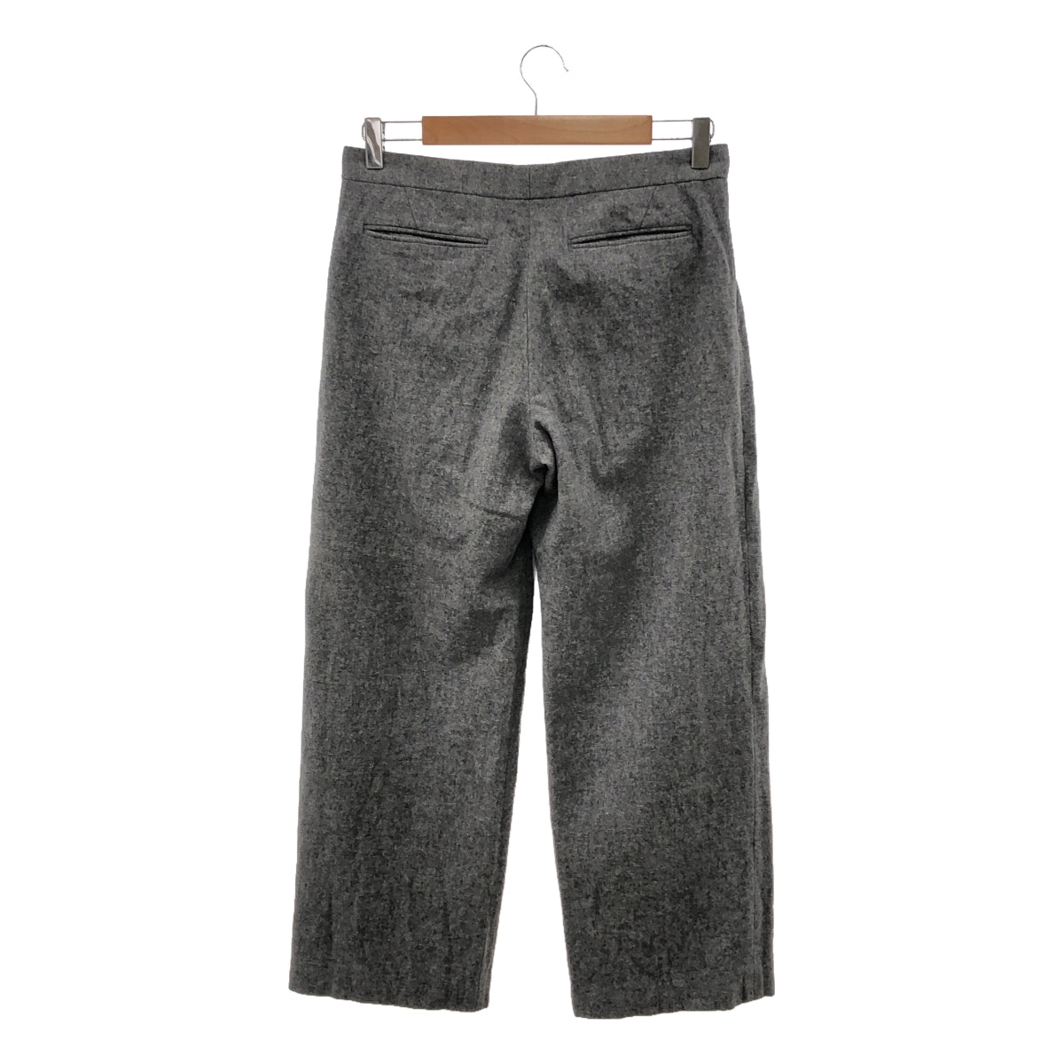 Drawer | Wool lined silk pleated wide pants | Size 36 | Women's