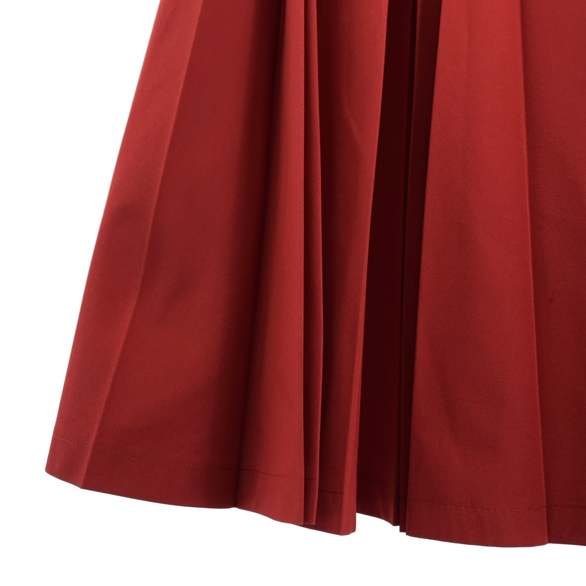 JUNYA WATANABE COMME des GARCONS / 준야와타나베 | 2016AW | 주름 가공 롱 스커트 | XS | 레드 |