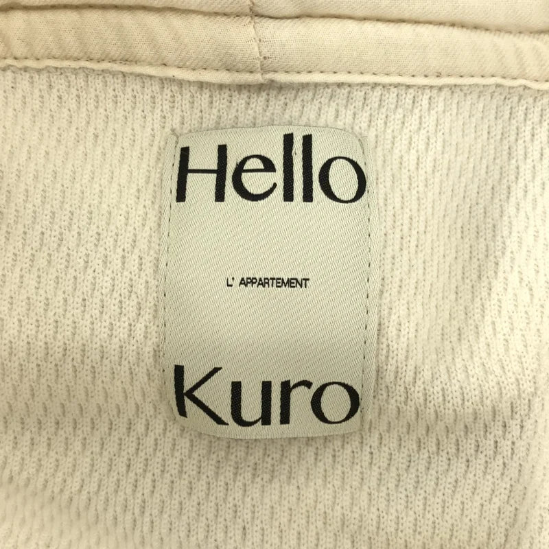 L'Appartement / アパルトモン | ×KURO / クロ別注 レースアップ  Vネック サーマルパーカー | 1 | レディース