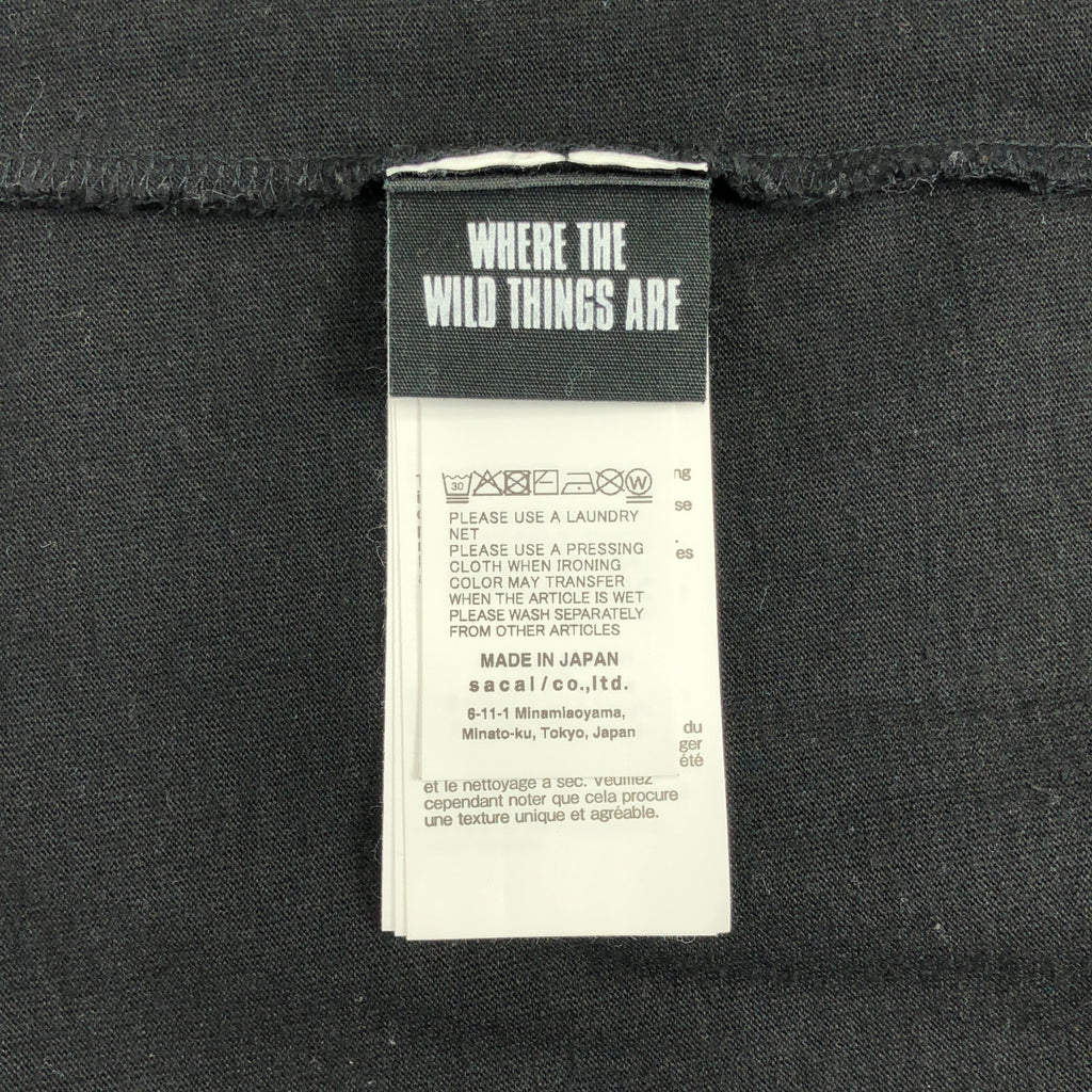 sacai | 2025 秋冬 | 野獸家園印花T卹 | 尺寸 2 | 男款