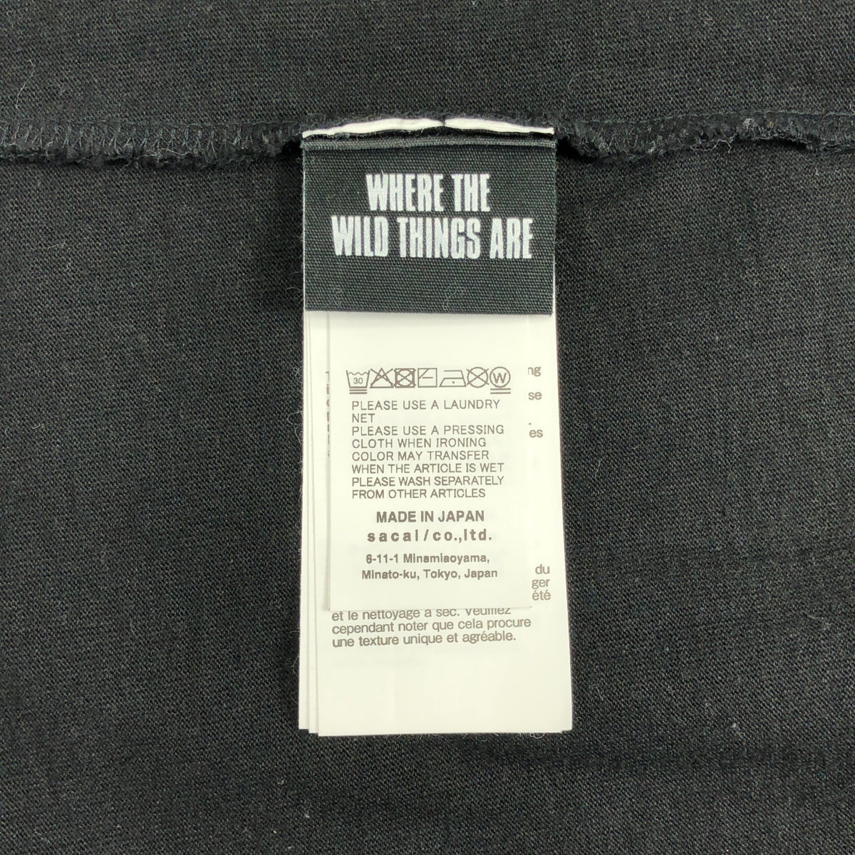 sacai | 2025 秋冬 | 野獸家園印花T卹 | 尺寸 2 | 男款