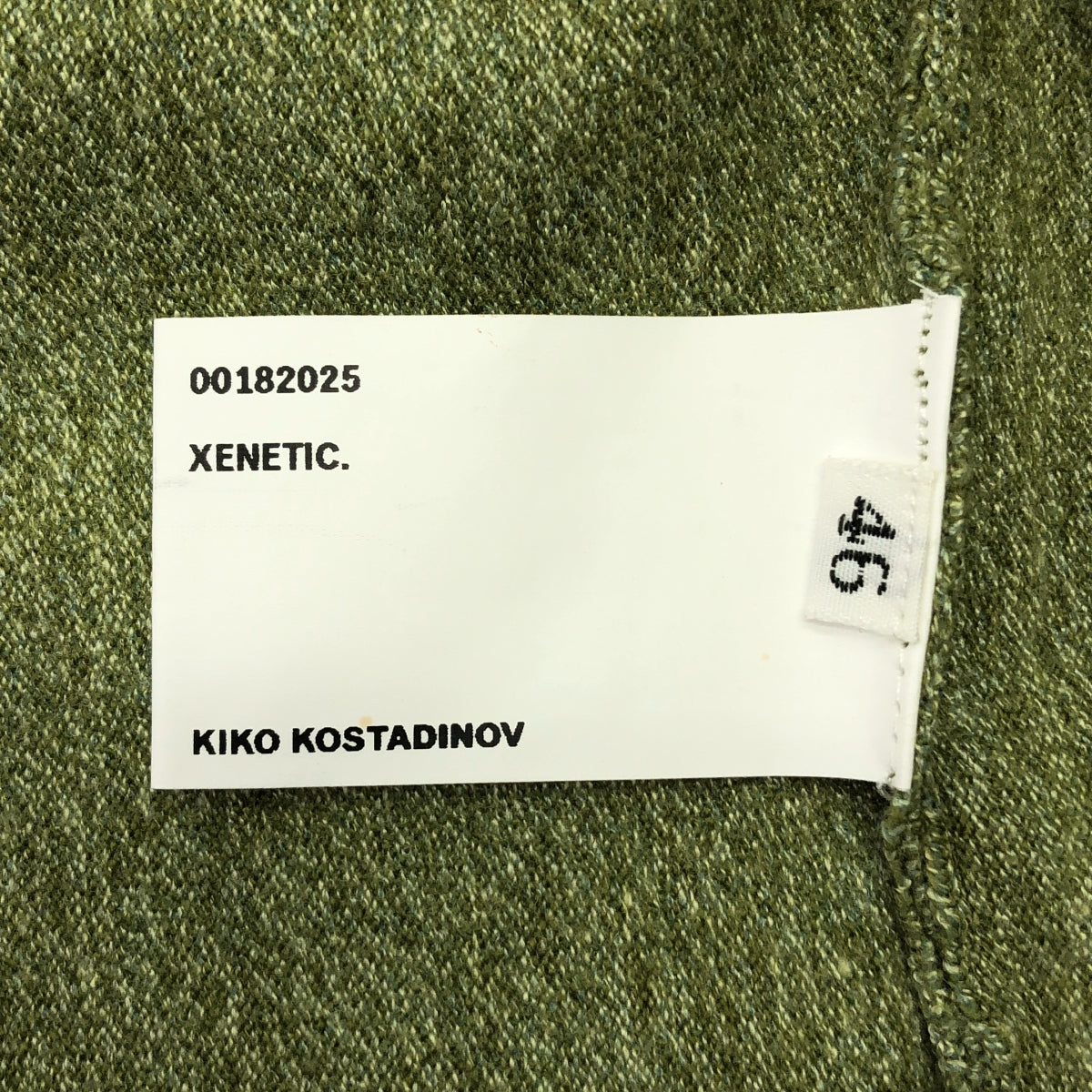 【新品】  Kiko Kostadinov / キココスタディノフ | 2025SS | OSTRO JUMPER カシミヤ混 ライン クルーネックニット | 46 | グリーン×ブルー×パープル | メンズ