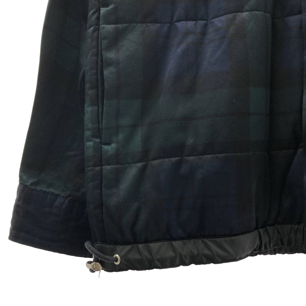 sacai | 絎縫格紋襯衫外套 | 格紋抽繩襯衫外套 | 3號 | 男士