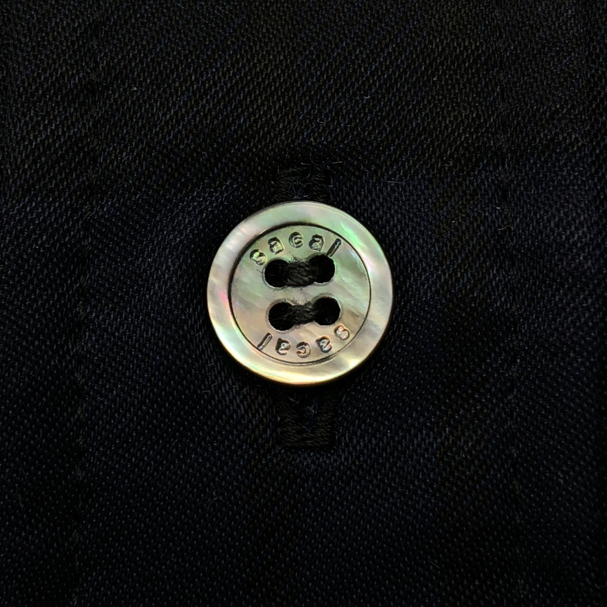 sacai | 絎縫格紋襯衫外套 | 格紋抽繩襯衫外套 | 3號 | 男士