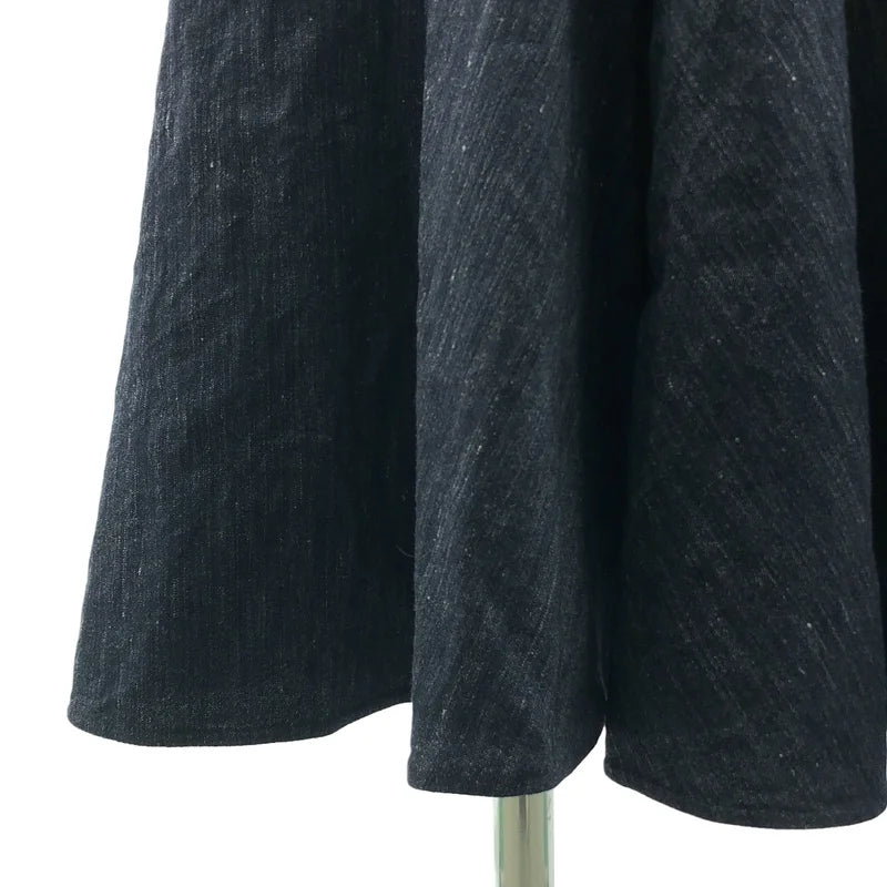 EPOCA / エポカ | リネン レーヨン ストレッチ シャツカラー ドレス ワンピース | 40 | レディース