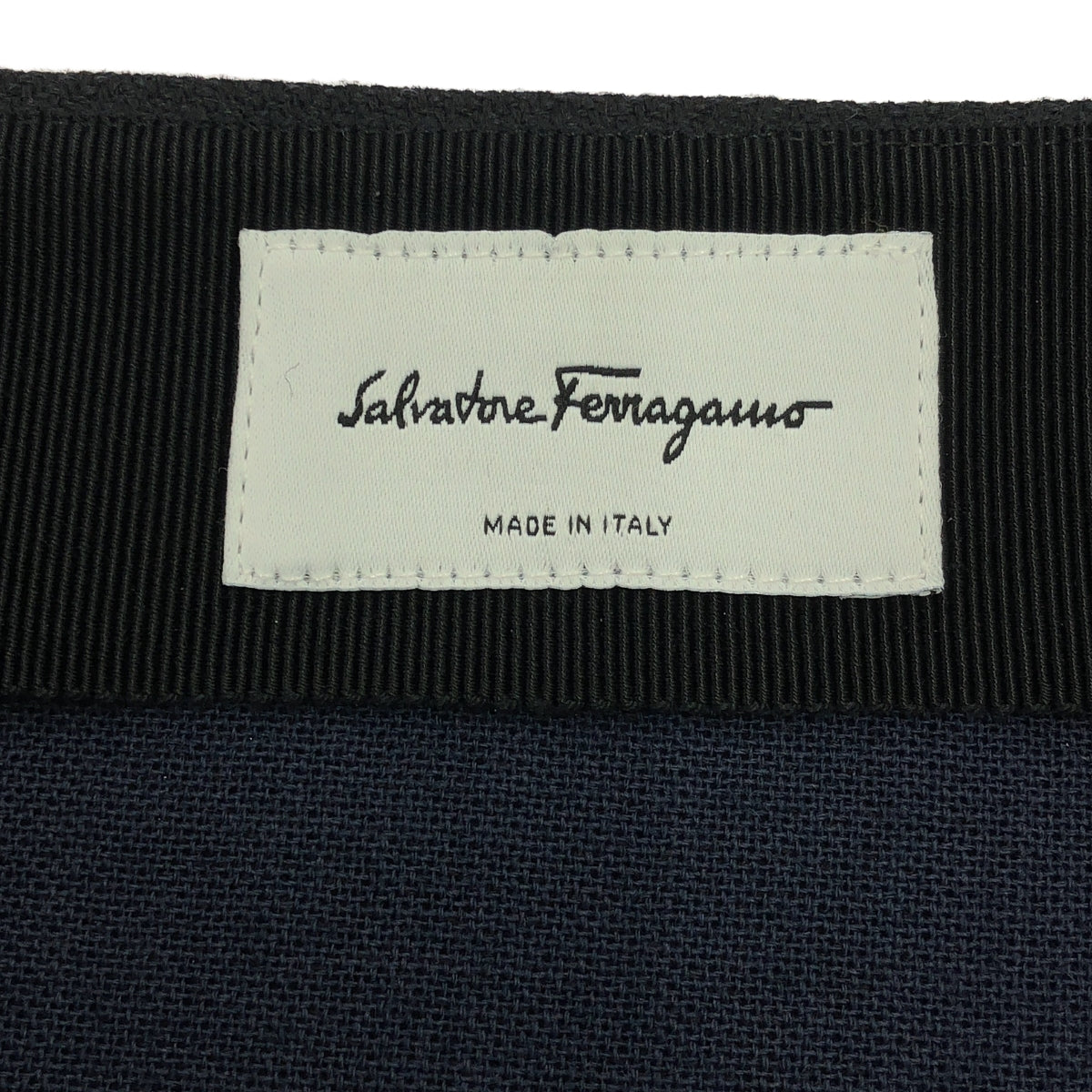 Salvatore Ferragamo / サルヴァトーレフェラガモ | ウール 金ボタン ロングスカート | 38 | レディース