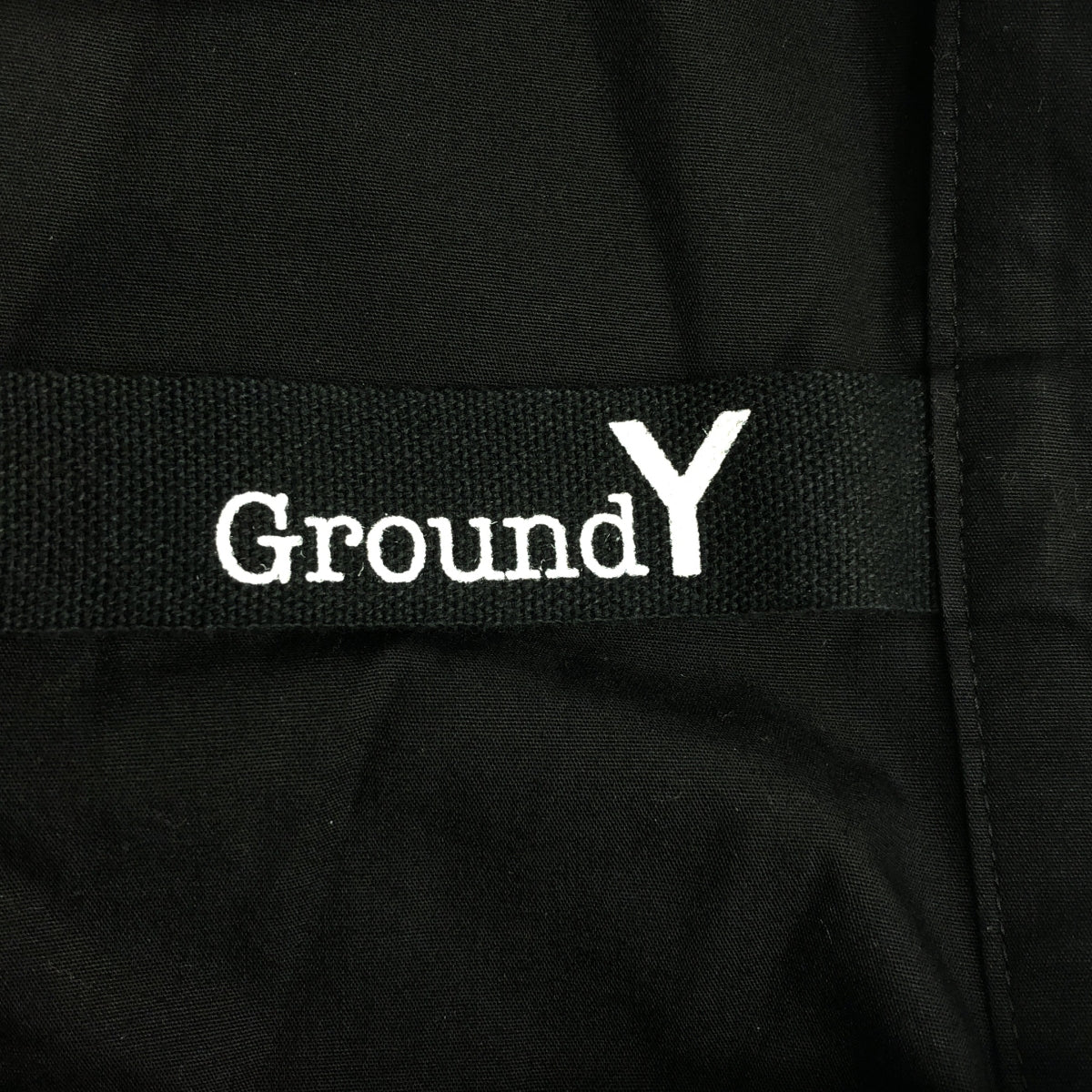 Ground Y / 그라운드와이 | 2023AW | 지퍼 오버 셔츠 재킷 | 3 | 블랙 | 남성