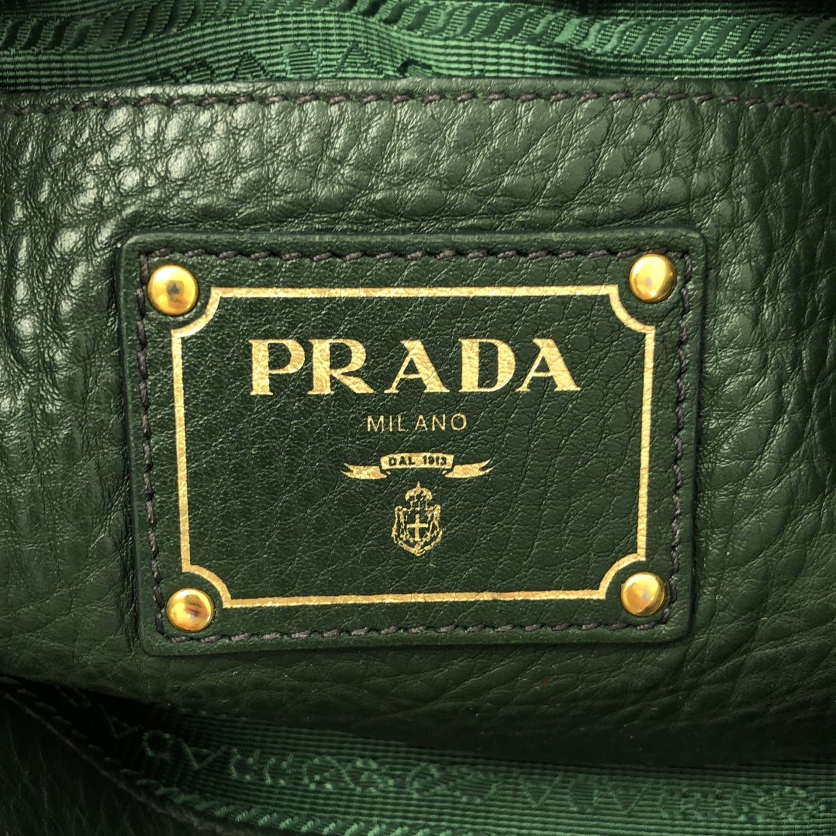 PRADA / プラダ | 2way レザー ショルダーバッグ / BN2579 | グリーン | レディース