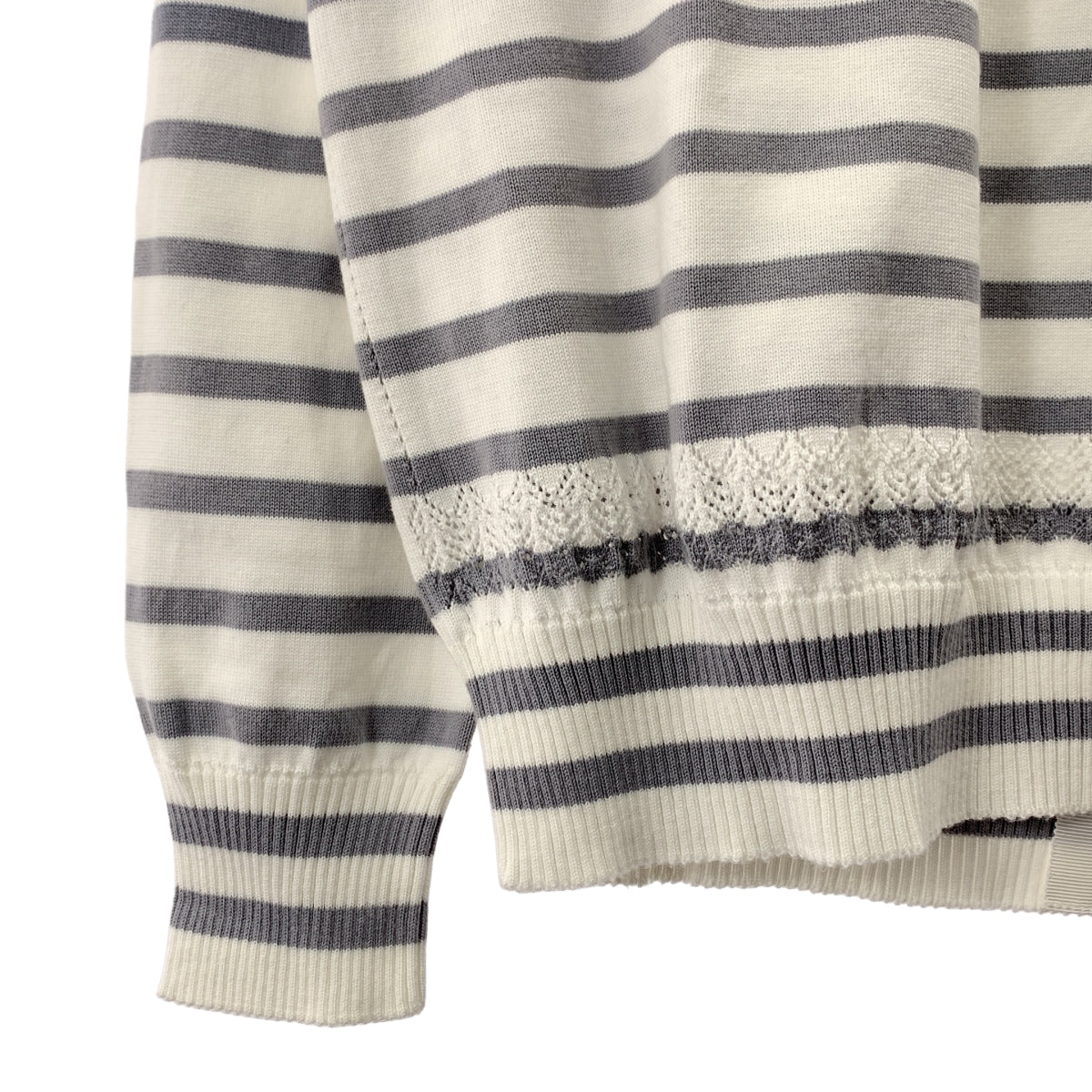 tao COMME des GARÇONS | 2024 春夏 | 棉質後開針織上衣 | M碼 | 女款