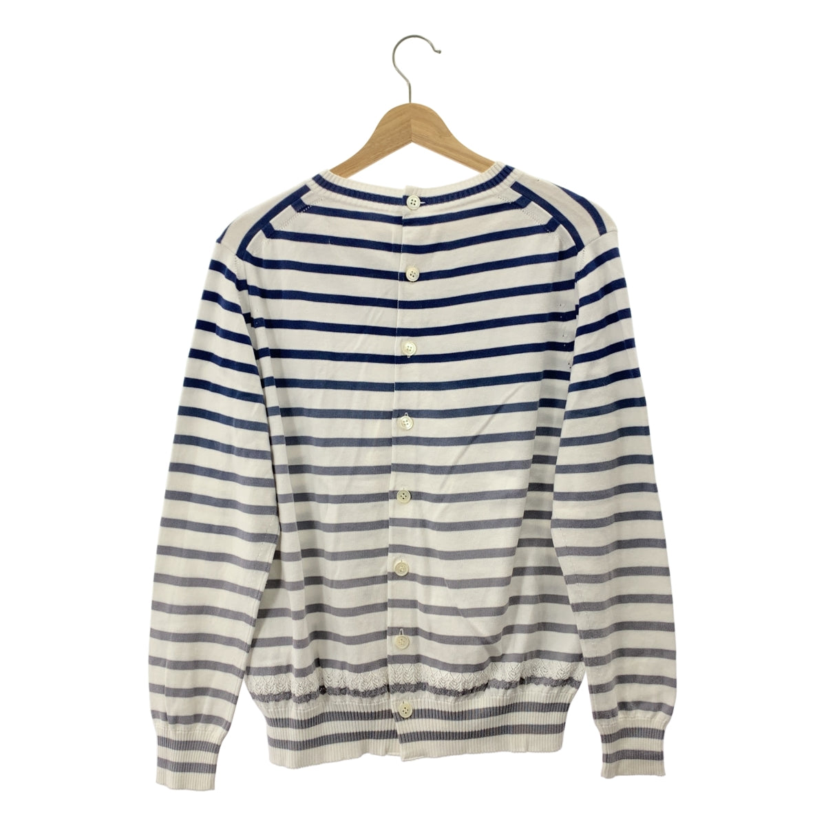 tao COMME des GARÇONS | 2024 春夏 | 棉質後開針織上衣 | M碼 | 女款