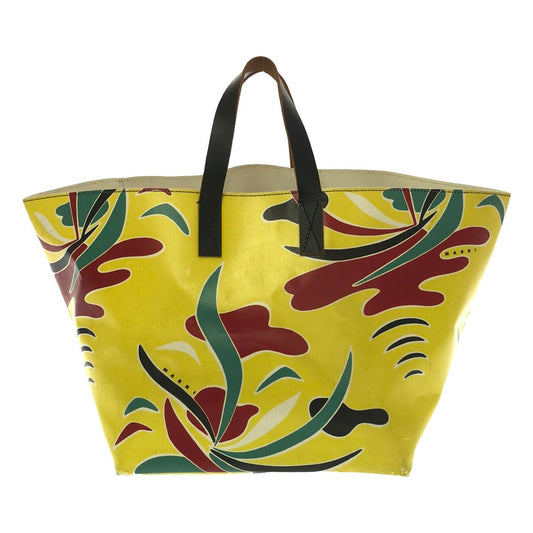 MARNI | Flower Cafe PVC leather handle tote bag |