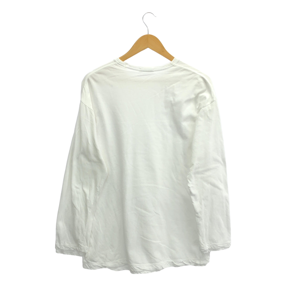 ATON / 에이턴 | Fresca single jersey layerd crewneck pullover 풀오버 | 2 | 화이트 | 여성