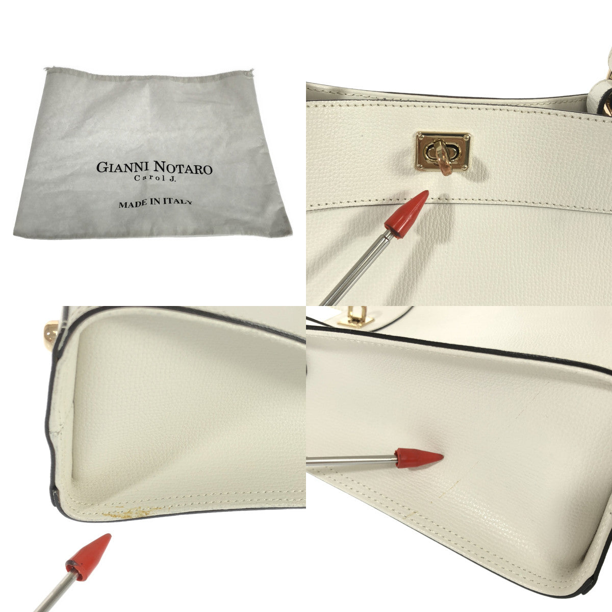 GIANNI NOTARO CAROL J. | 2-way leather square shoulder bag |